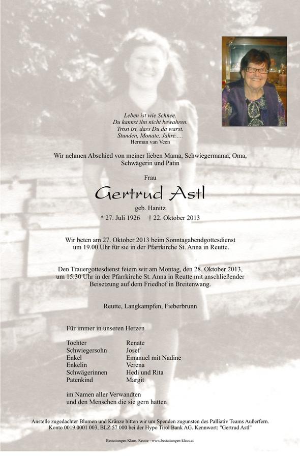 Gertrud Astl